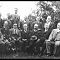 Herbert John, seated front row second from the left, in his later years.  His son Reginald is seated fourth from the left.