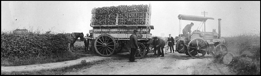 Horse to steam power