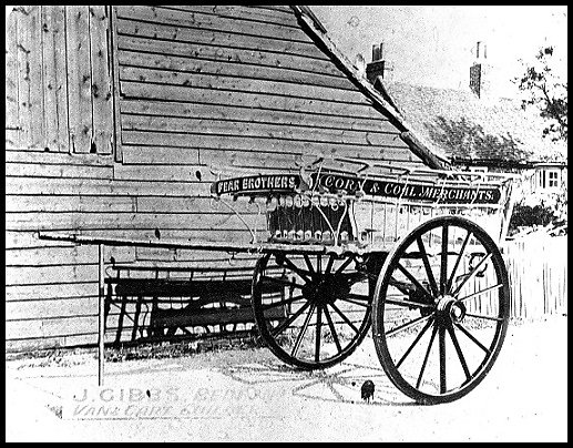 Gibbs cart built for Fear Brothers, coal and corn merchants.