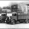 Loaded market lorries built by Gibbs and belonging to W. Barker & Son of Laleham on Thames.  