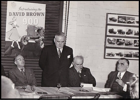 1956 launch of the David Brown 900 tractor at Bedfont.